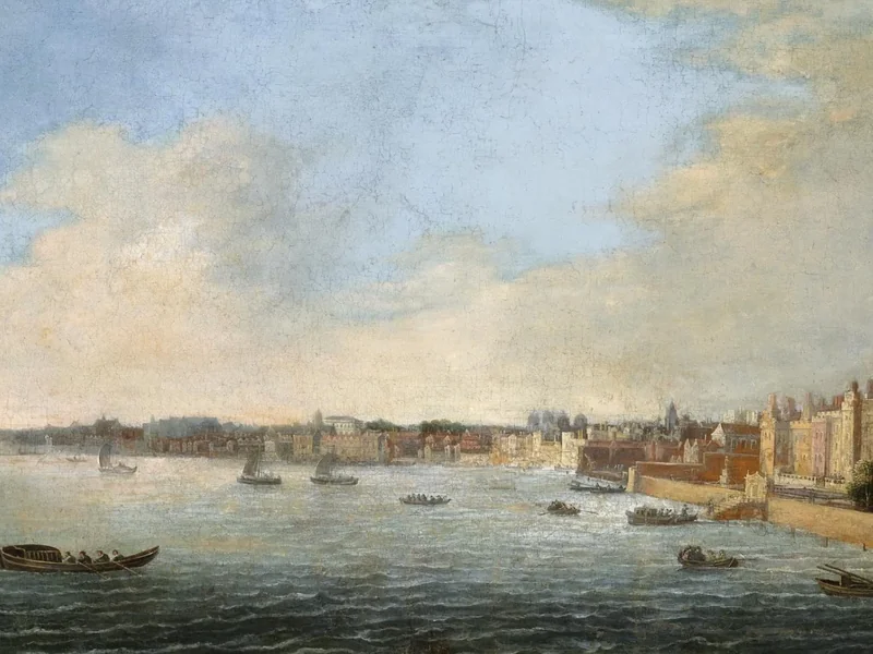 1589-Cornelis Bol - Veduta di Westminster e il Tamigi